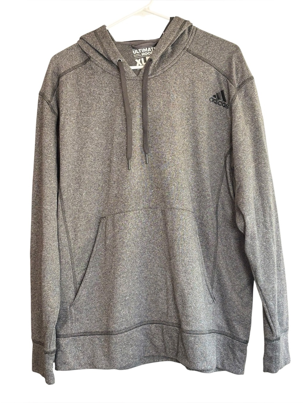 Adidas Ultimate ClimaWarm Hoodie Men’s XL Gray Pullover